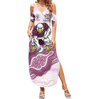 Manly Warringah Sea Eagles NAIDOC Week 2026 Summer Maxi Dress First Nations of Australia Aboriginal Mascot Rugby