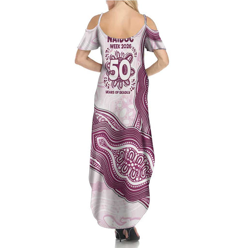 Manly Warringah Sea Eagles NAIDOC Week 2026 Summer Maxi Dress First Nations of Australia Aboriginal Mascot Rugby