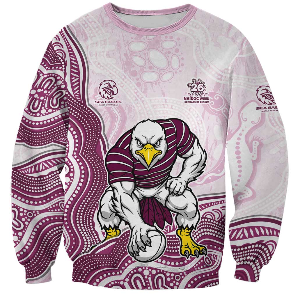 Manly Warringah Sea Eagles NAIDOC Week 2026 Sweatshirt First Nations of Australia Aboriginal Mascot Rugby