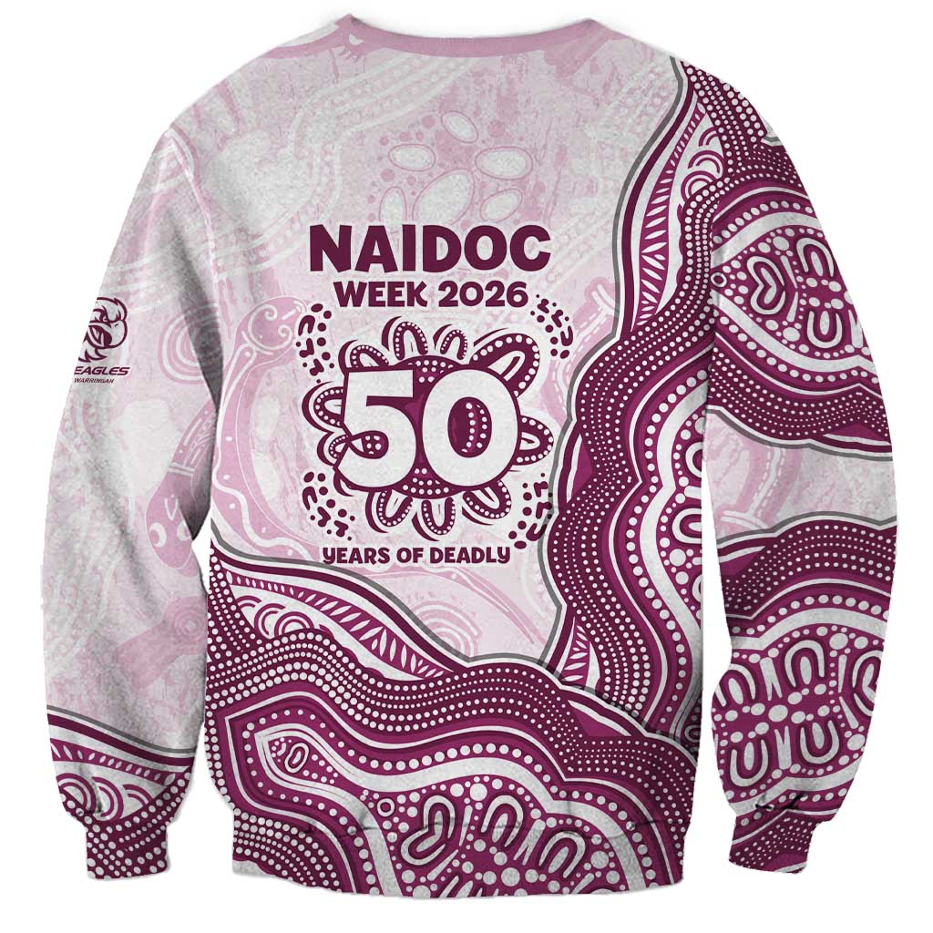 Manly Warringah Sea Eagles NAIDOC Week 2026 Sweatshirt First Nations of Australia Aboriginal Mascot Rugby