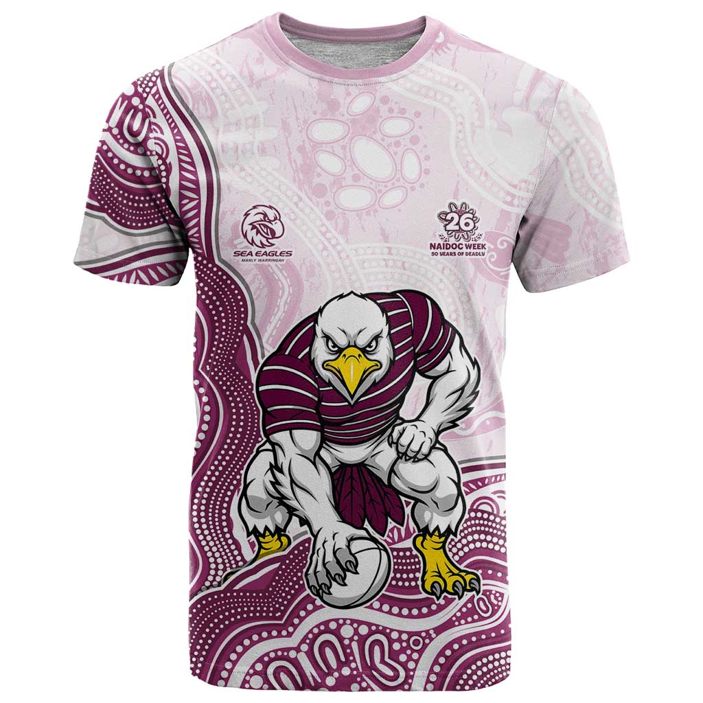 Manly Warringah Sea Eagles NAIDOC Week 2026 T Shirt First Nations of Australia Aboriginal Mascot Rugby