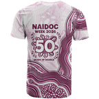 Manly Warringah Sea Eagles NAIDOC Week 2026 T Shirt First Nations of Australia Aboriginal Mascot Rugby