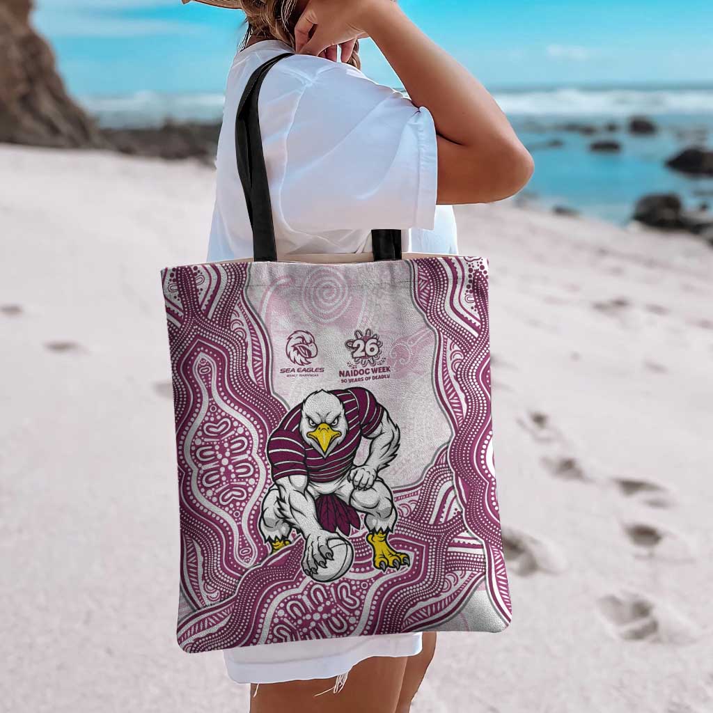 Manly Warringah Sea Eagles NAIDOC Week 2026 Tote Bag First Nations of Australia Aboriginal Mascot Rugby