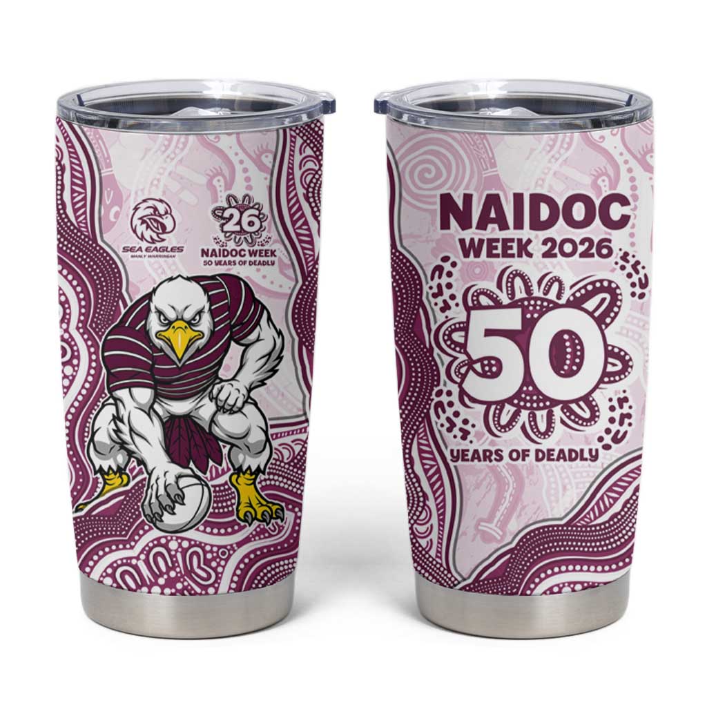 Manly Warringah Sea Eagles NAIDOC Week 2026 Tumbler Cup First Nations of Australia Aboriginal Mascot Rugby