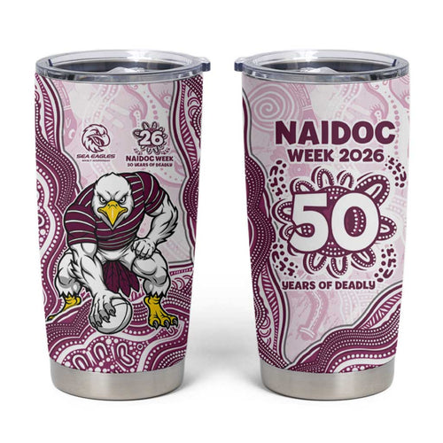 Manly Warringah Sea Eagles NAIDOC Week 2026 Tumbler Cup First Nations of Australia Aboriginal Mascot Rugby
