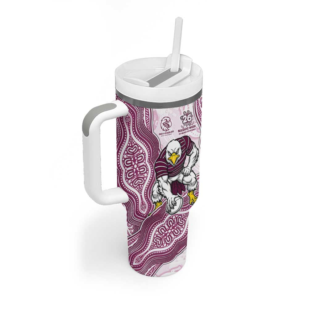 Manly Warringah Sea Eagles NAIDOC Week 2026 Tumbler With Handle First Nations of Australia Aboriginal Mascot Rugby
