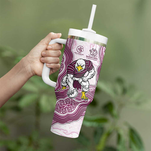 Manly Warringah Sea Eagles NAIDOC Week 2026 Tumbler With Handle First Nations of Australia Aboriginal Mascot Rugby