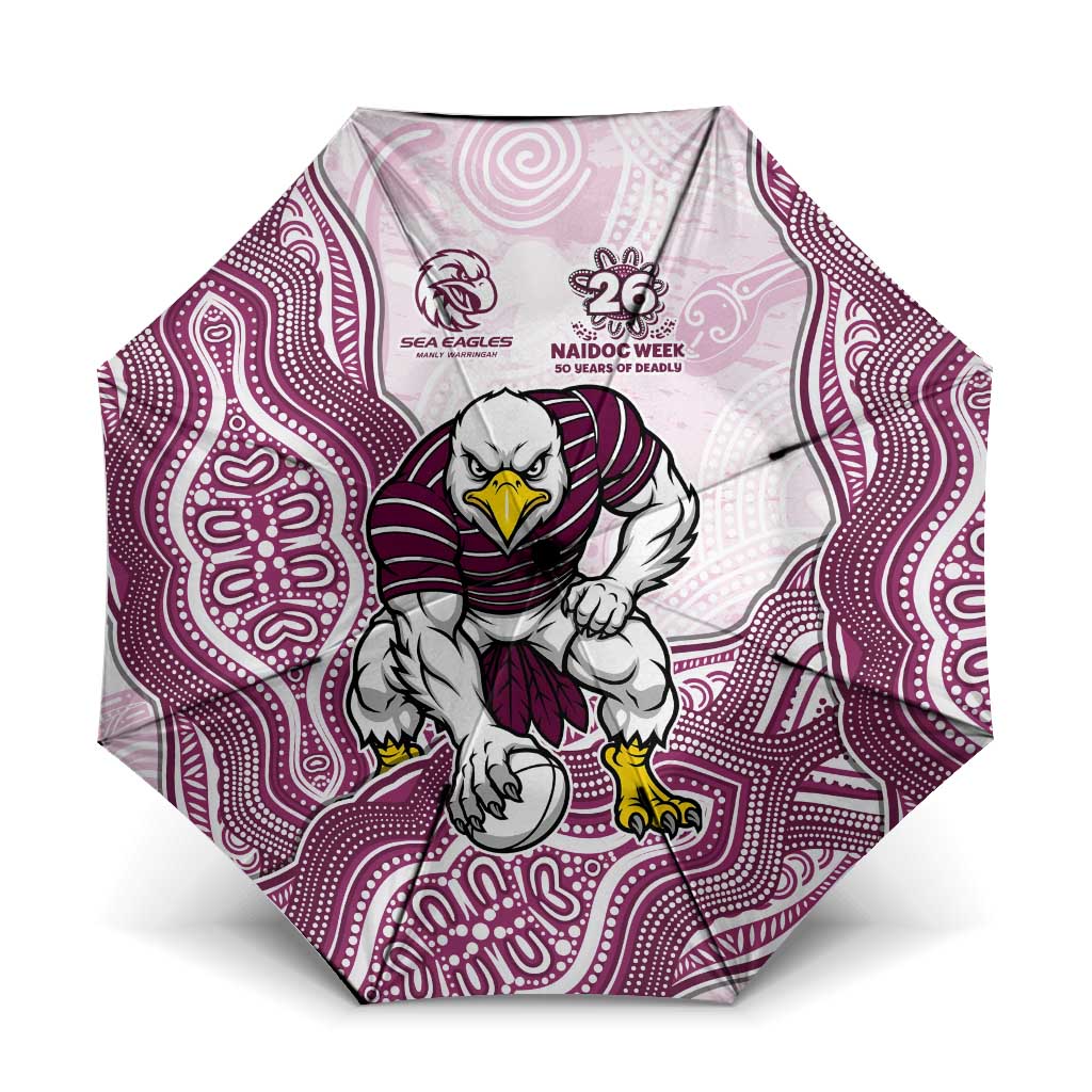 Manly Warringah Sea Eagles NAIDOC Week 2026 Umbrella First Nations of Australia Aboriginal Mascot Rugby