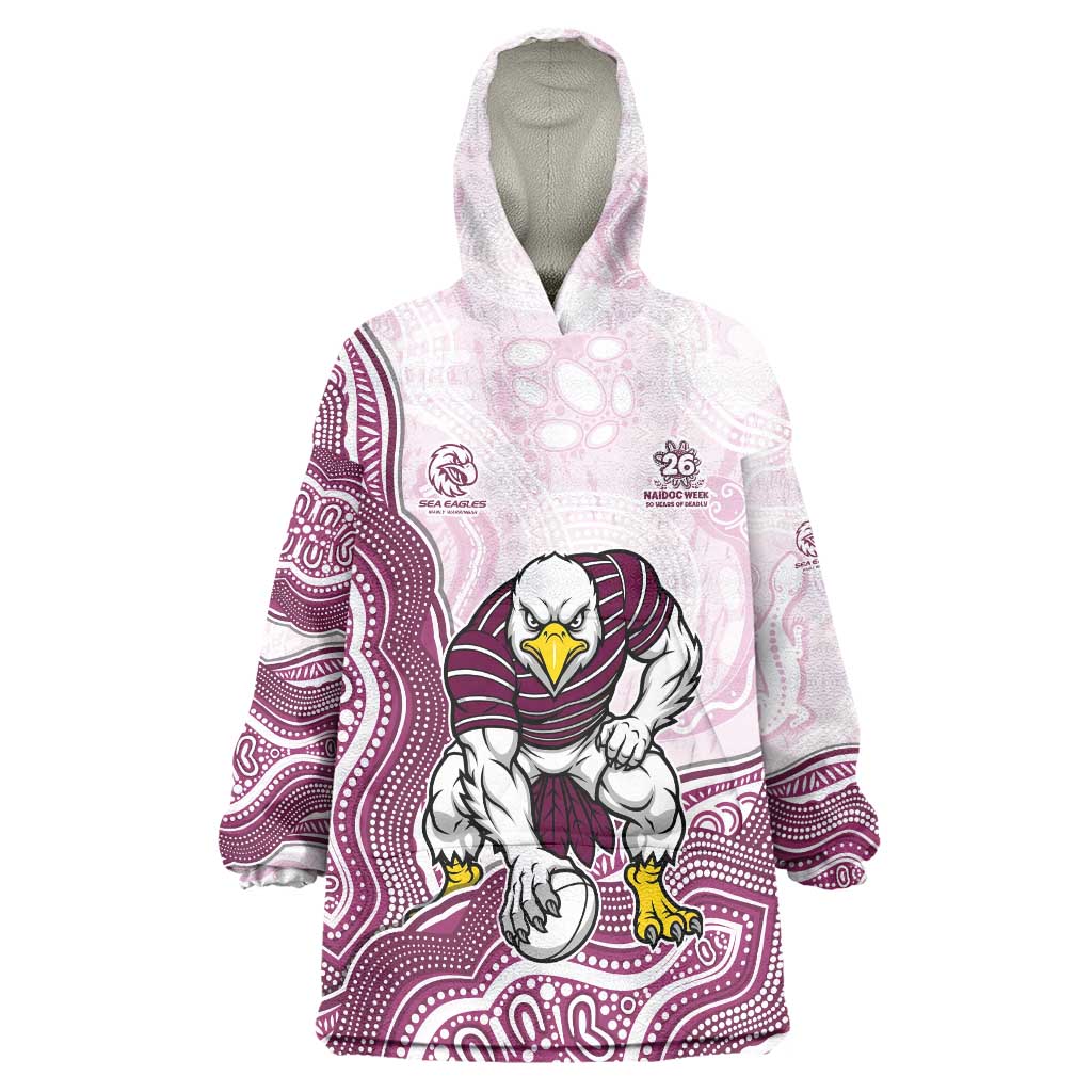 Manly Warringah Sea Eagles NAIDOC Week 2026 Wearable Blanket Hoodie First Nations of Australia Aboriginal Mascot Rugby