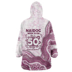 Manly Warringah Sea Eagles NAIDOC Week 2026 Wearable Blanket Hoodie First Nations of Australia Aboriginal Mascot Rugby