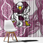 Manly Warringah Sea Eagles NAIDOC Week 2026 Window Curtain First Nations of Australia Aboriginal Mascot Rugby