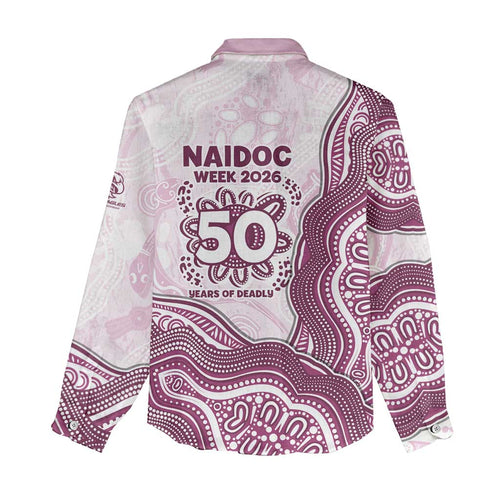 Manly Warringah Sea Eagles NAIDOC Week 2026 Women Casual Shirt First Nations of Australia Aboriginal Mascot Rugby