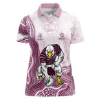 Manly Warringah Sea Eagles NAIDOC Week 2026 Women Polo Shirt First Nations of Australia Aboriginal Mascot Rugby