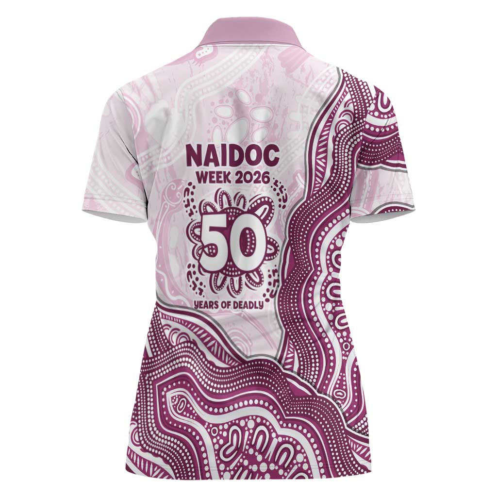 Manly Warringah Sea Eagles NAIDOC Week 2026 Women Polo Shirt First Nations of Australia Aboriginal Mascot Rugby