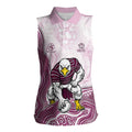 Manly Warringah Sea Eagles NAIDOC Week 2026 Women Sleeveless Polo Shirt First Nations of Australia Aboriginal Mascot Rugby