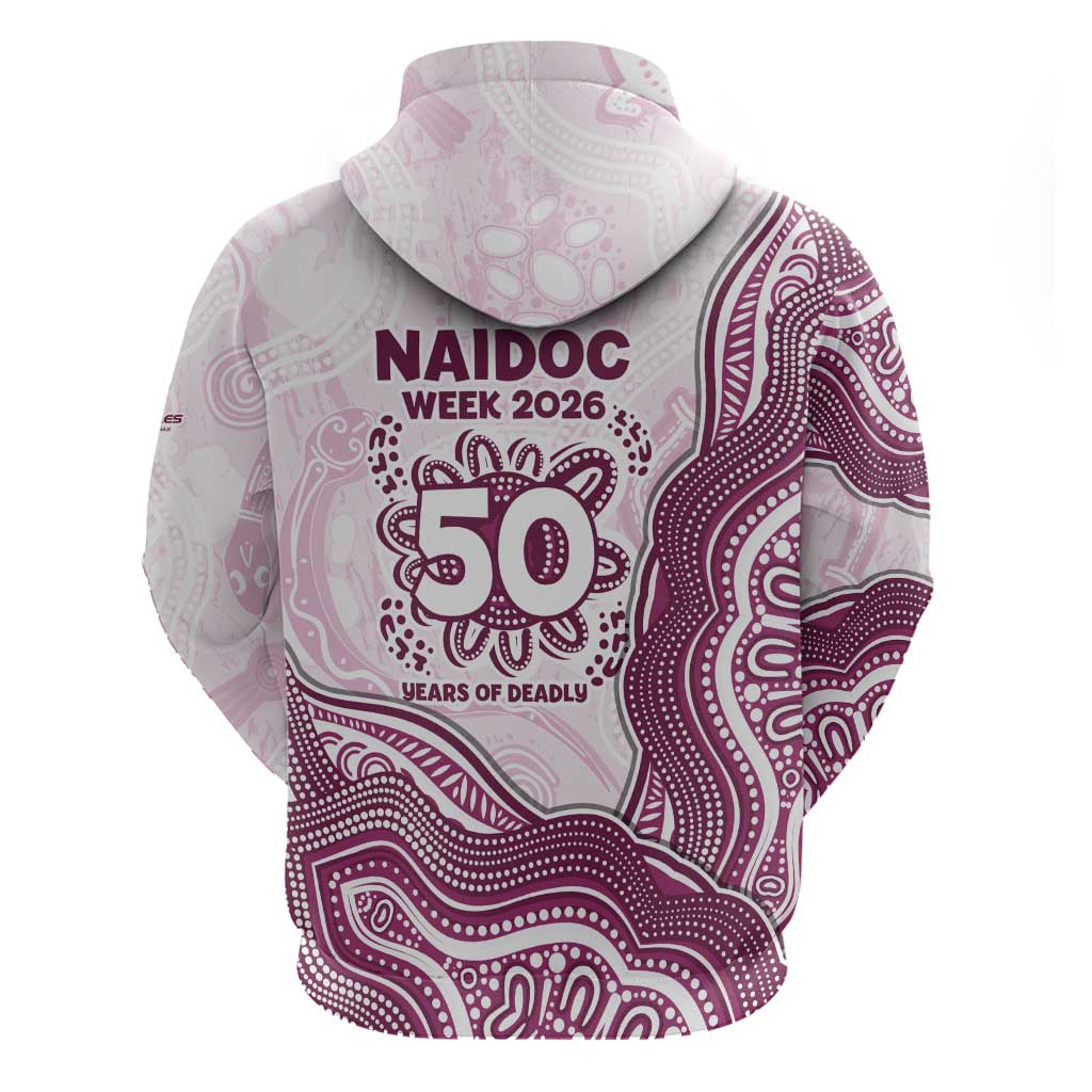 Manly Warringah Sea Eagles NAIDOC Week 2026 Zip Hoodie First Nations of Australia Aboriginal Mascot Rugby