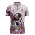 Manly Warringah Sea Eagles NAIDOC Week 2026 Zipper Polo Shirt First Nations of Australia Aboriginal Mascot Rugby