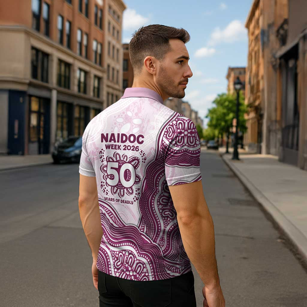 Manly Warringah Sea Eagles NAIDOC Week 2026 Zipper Polo Shirt First Nations of Australia Aboriginal Mascot Rugby