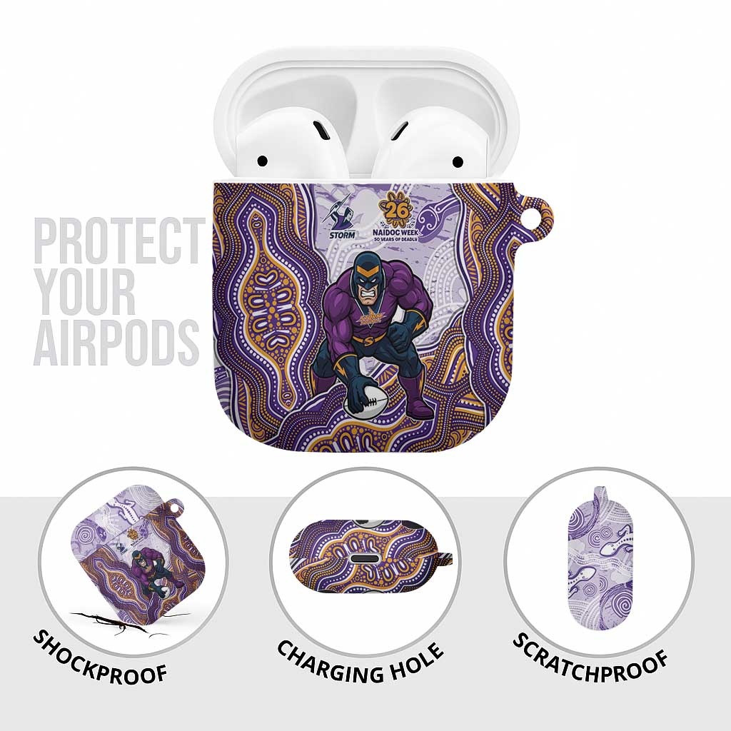 Melbourne Storm NAIDOC Week 2026 AirPods Case First Nations of Australia Aboriginal Mascot Rugby