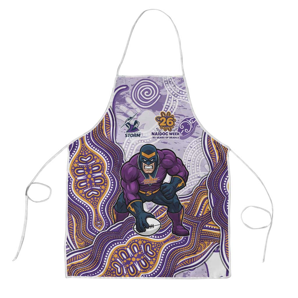 Melbourne Storm NAIDOC Week 2026 Apron First Nations of Australia Aboriginal Mascot Rugby