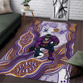 Melbourne Storm NAIDOC Week 2026 Area Rug First Nations of Australia Aboriginal Mascot Rugby