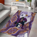 Melbourne Storm NAIDOC Week 2026 Area Rug First Nations of Australia Aboriginal Mascot Rugby