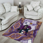 Melbourne Storm NAIDOC Week 2026 Area Rug First Nations of Australia Aboriginal Mascot Rugby