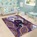 Melbourne Storm NAIDOC Week 2026 Area Rug First Nations of Australia Aboriginal Mascot Rugby