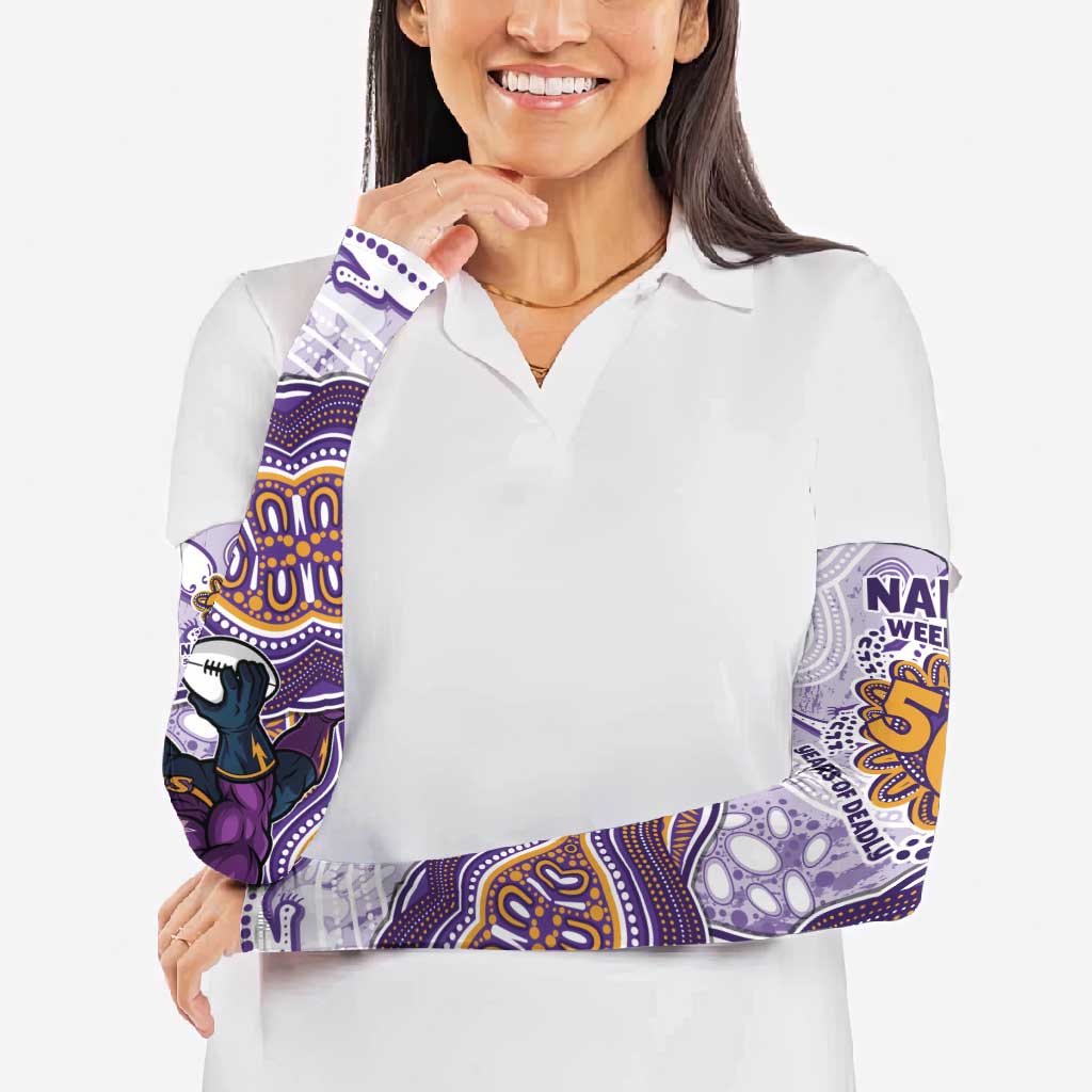 Melbourne Storm NAIDOC Week 2026 Arm Sleeves First Nations of Australia Aboriginal Mascot Rugby