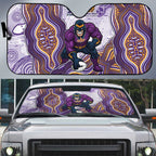 Melbourne Storm NAIDOC Week 2026 Auto Sun Shade First Nations of Australia Aboriginal Mascot Rugby