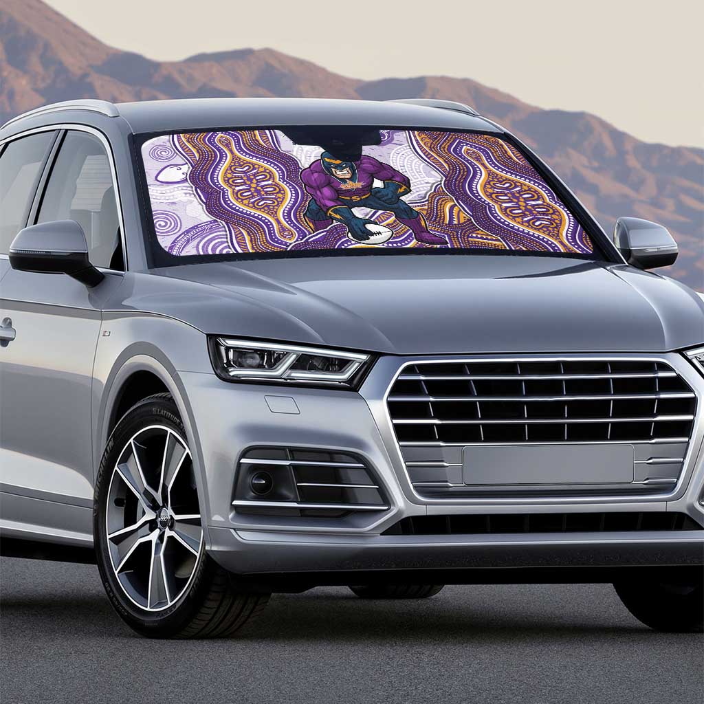 Melbourne Storm NAIDOC Week 2026 Auto Sun Shade First Nations of Australia Aboriginal Mascot Rugby