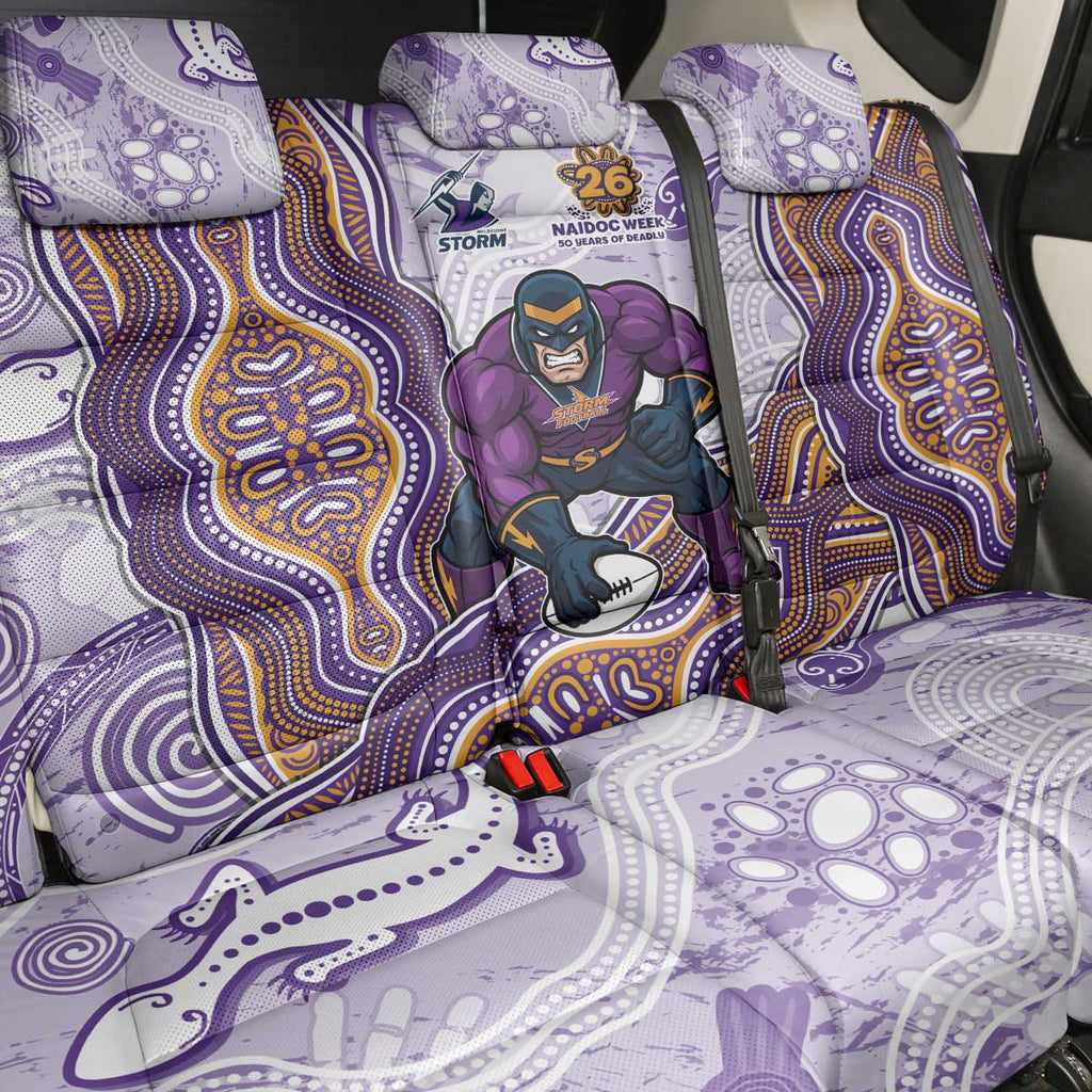 Melbourne Storm NAIDOC Week 2026 Back Car Seat Cover First Nations of Australia Aboriginal Mascot Rugby