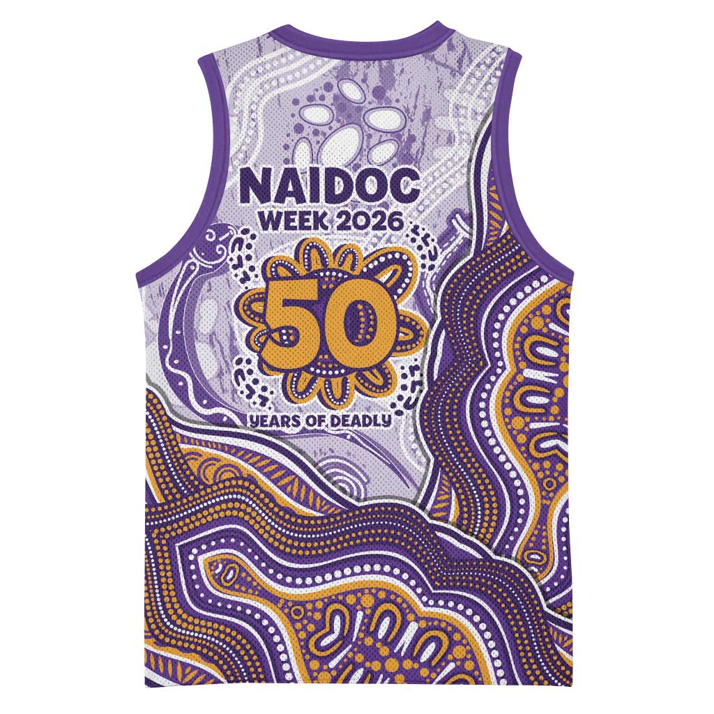 Melbourne Storm NAIDOC Week 2026 Basketball Jersey First Nations of Australia Aboriginal Mascot Rugby
