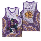 Melbourne Storm NAIDOC Week 2026 Basketball Jersey First Nations of Australia Aboriginal Mascot Rugby