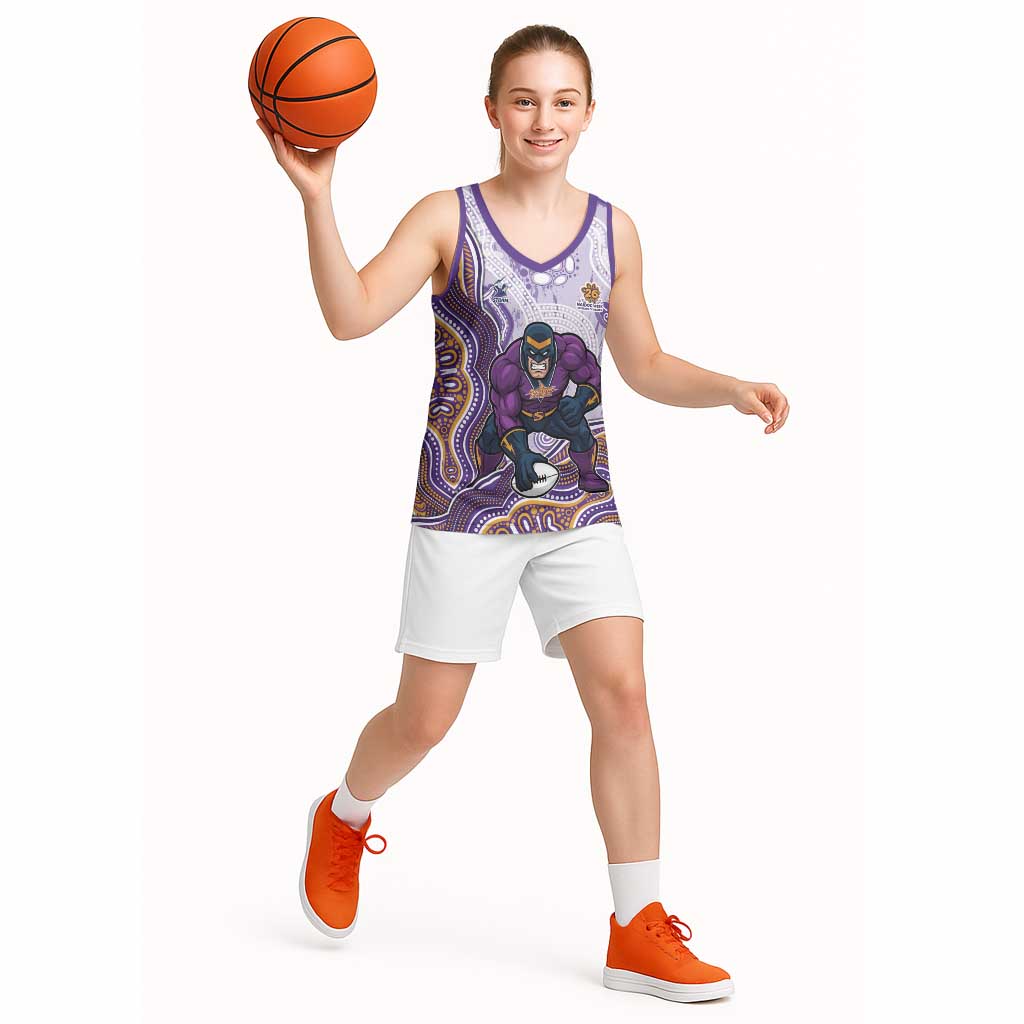 Melbourne Storm NAIDOC Week 2026 Basketball Jersey First Nations of Australia Aboriginal Mascot Rugby