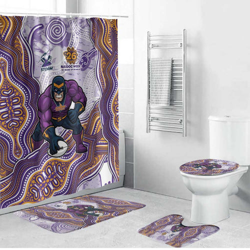 Melbourne Storm NAIDOC Week 2026 Bathroom Set First Nations of Australia Aboriginal Mascot Rugby