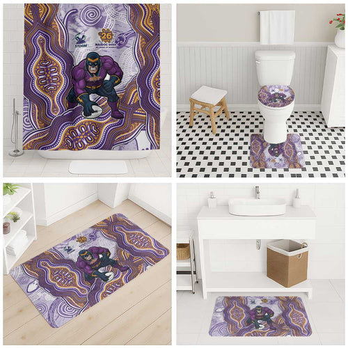 Melbourne Storm NAIDOC Week 2026 Bathroom Set First Nations of Australia Aboriginal Mascot Rugby