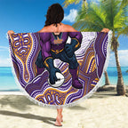 Melbourne Storm NAIDOC Week 2026 Beach Blanket First Nations of Australia Aboriginal Mascot Rugby