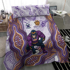 Melbourne Storm NAIDOC Week 2026 Bedding Set First Nations of Australia Aboriginal Mascot Rugby