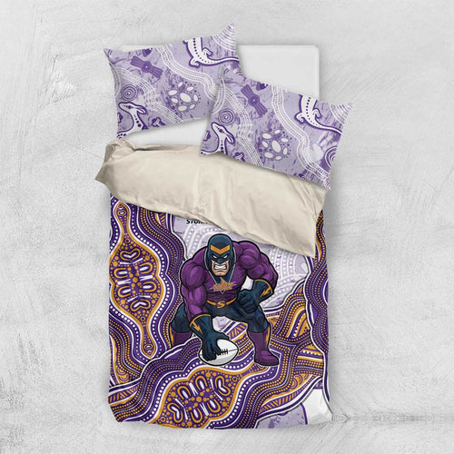 Melbourne Storm NAIDOC Week 2026 Bedding Set First Nations of Australia Aboriginal Mascot Rugby