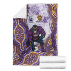 Melbourne Storm NAIDOC Week 2026 Blanket First Nations of Australia Aboriginal Mascot Rugby