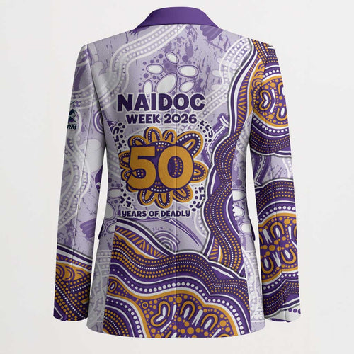 Melbourne Storm NAIDOC Week 2026 Blazer First Nations of Australia Aboriginal Mascot Rugby