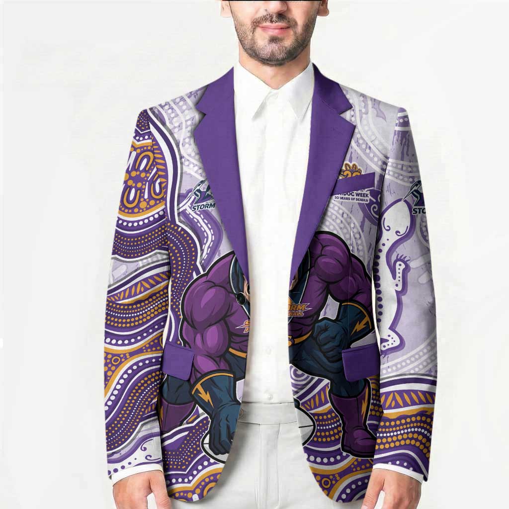 Melbourne Storm NAIDOC Week 2026 Blazer First Nations of Australia Aboriginal Mascot Rugby