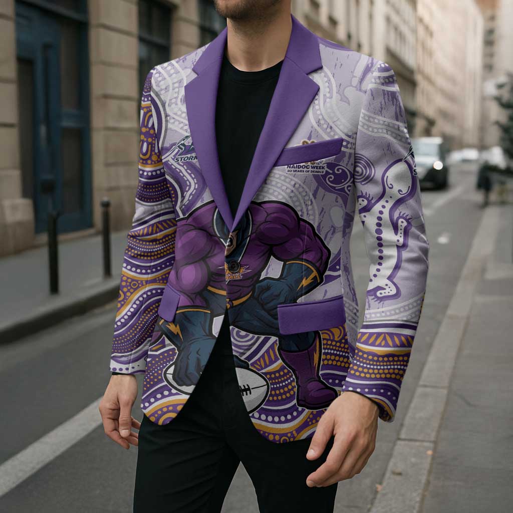 Melbourne Storm NAIDOC Week 2026 Blazer First Nations of Australia Aboriginal Mascot Rugby