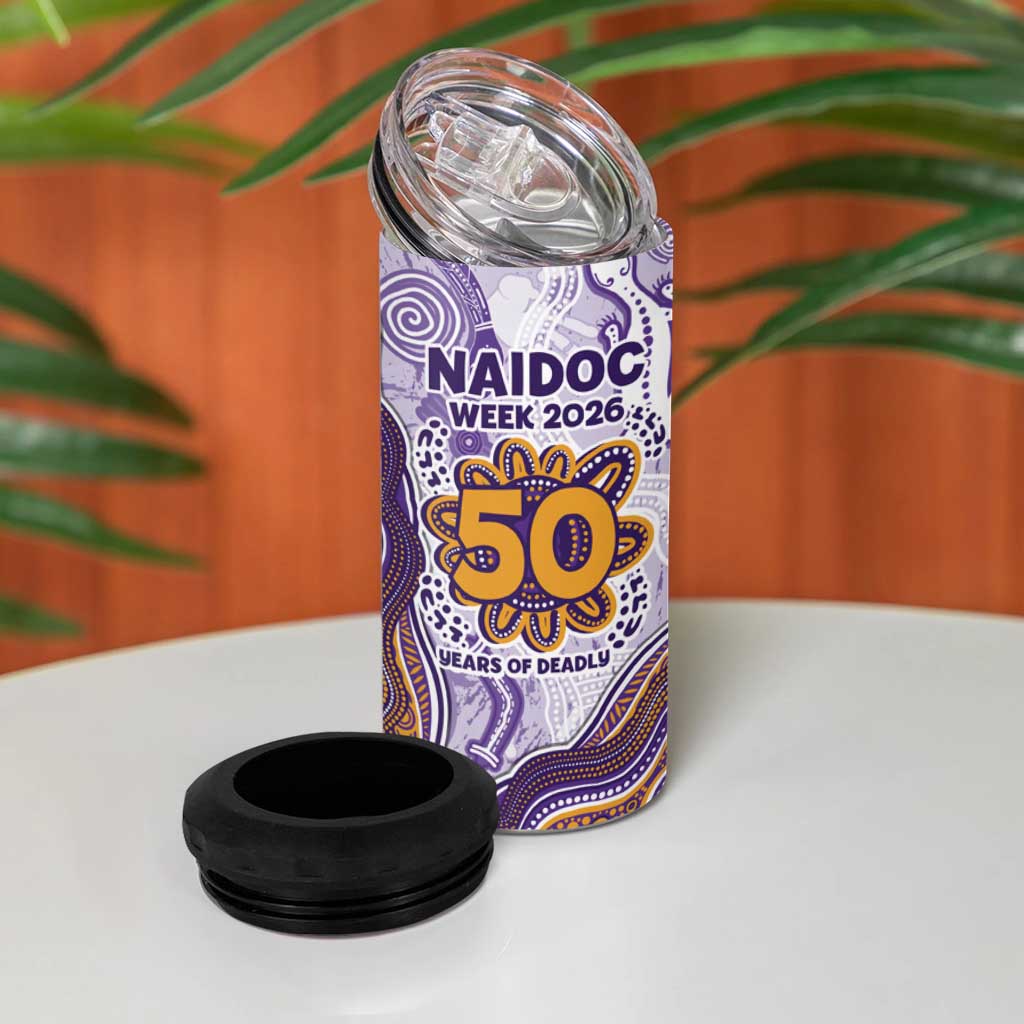 Melbourne Storm NAIDOC Week 2026 4 in 1 Can Cooler Tumbler First Nations of Australia Aboriginal Mascot Rugby