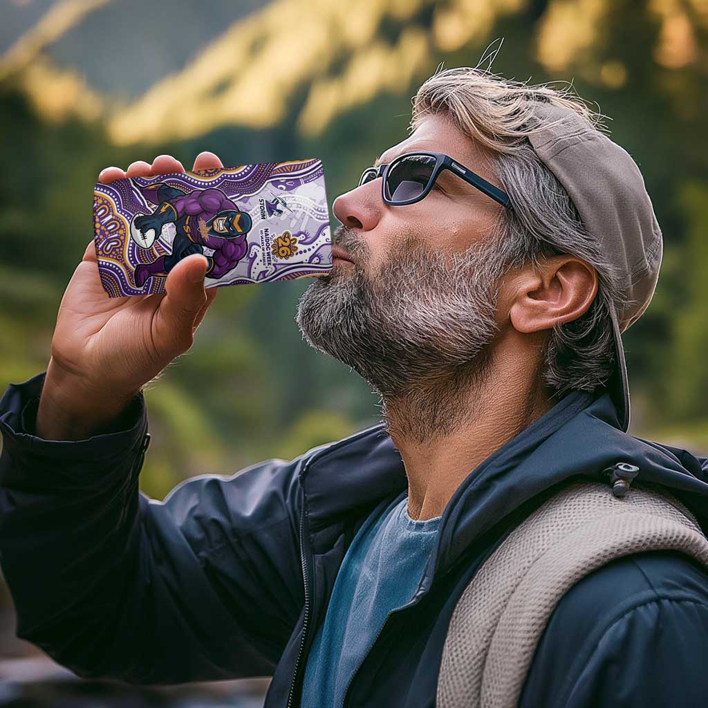 Melbourne Storm NAIDOC Week 2026 4 in 1 Can Cooler Tumbler First Nations of Australia Aboriginal Mascot Rugby