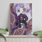 Melbourne Storm NAIDOC Week 2026 Canvas Wall Art First Nations of Australia Aboriginal Mascot Rugby