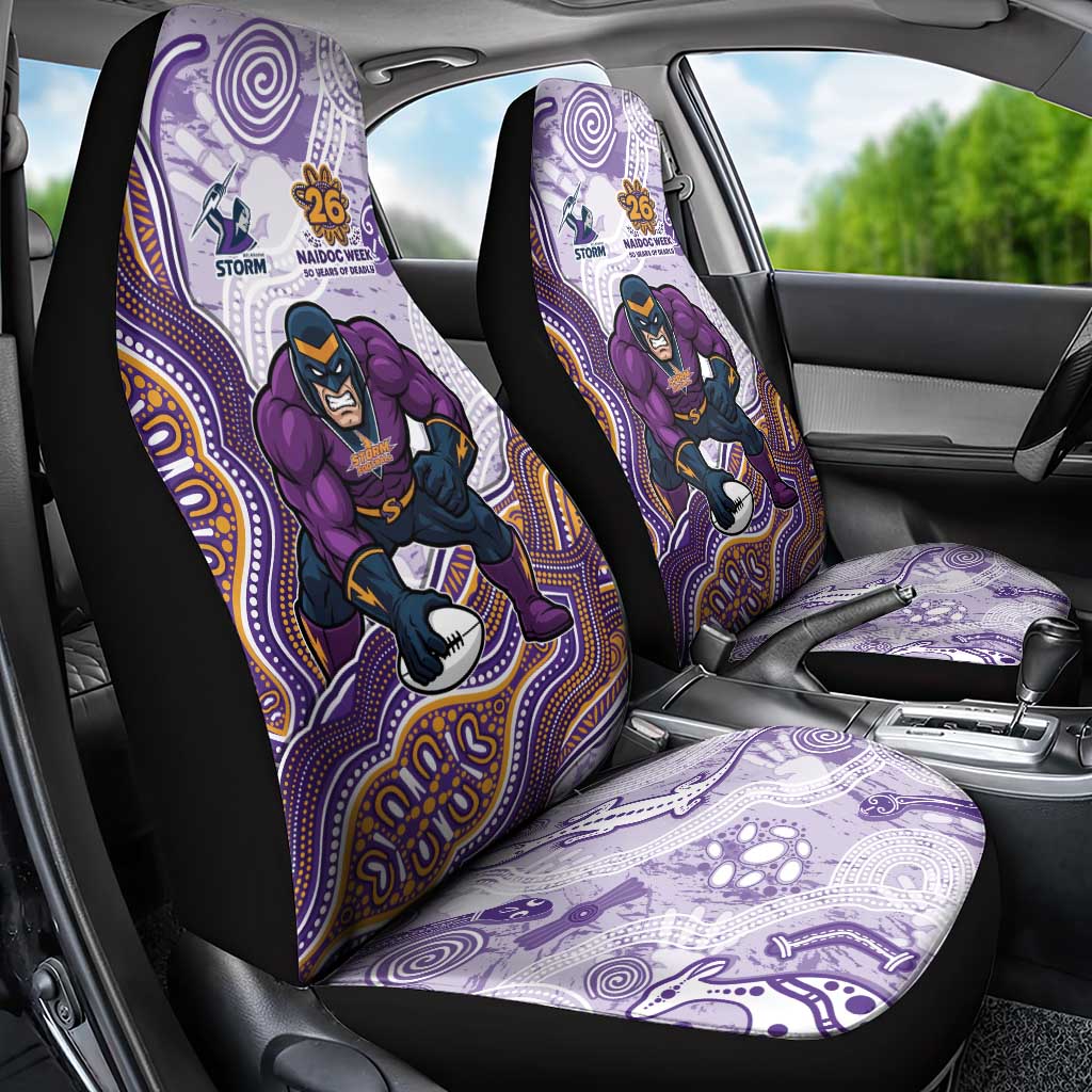 Melbourne Storm NAIDOC Week 2026 Car Seat Cover First Nations of Australia Aboriginal Mascot Rugby