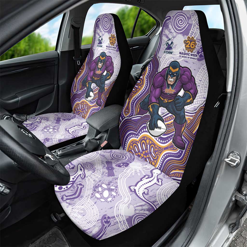 Melbourne Storm NAIDOC Week 2026 Car Seat Cover First Nations of Australia Aboriginal Mascot Rugby