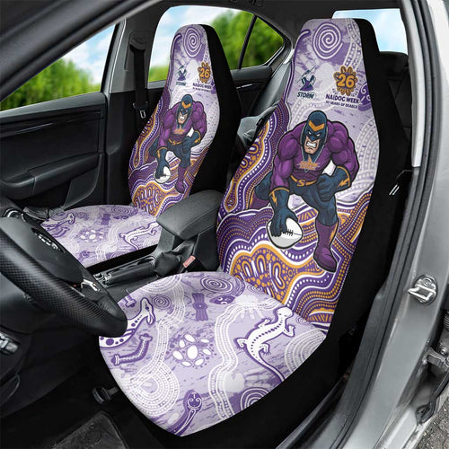Melbourne Storm NAIDOC Week 2026 Car Seat Cover First Nations of Australia Aboriginal Mascot Rugby